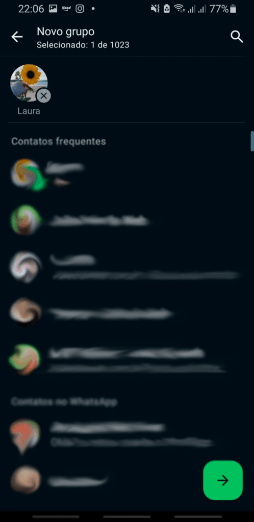 Adicionando Participantes Ao Grupo De Whatsapp